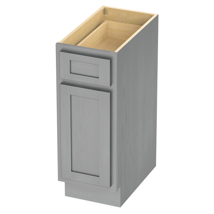 12" Single Right Offset Vanity Base Cabinet - HomeBeyond