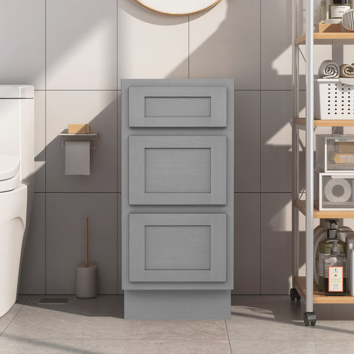 15" Single Bathroom Vanity Base Cabinet - HomeBeyond