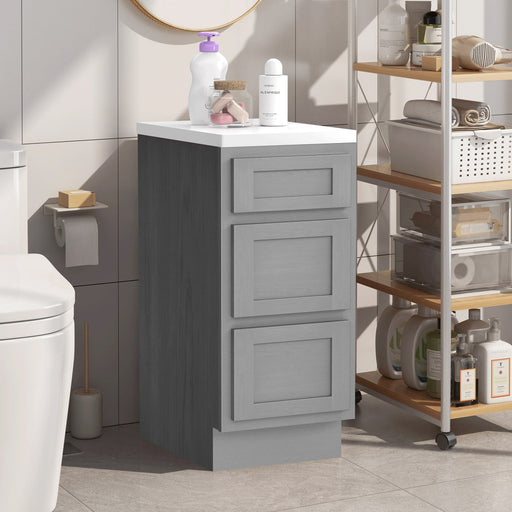 15" Single Bathroom Vanity Base Cabinet - HomeBeyond