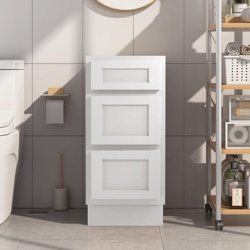 15" Single Bathroom Vanity Base Cabinet - HomeBeyond