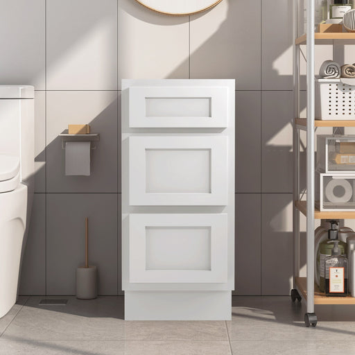15" Single Bathroom Vanity Base Cabinet - HomeBeyond