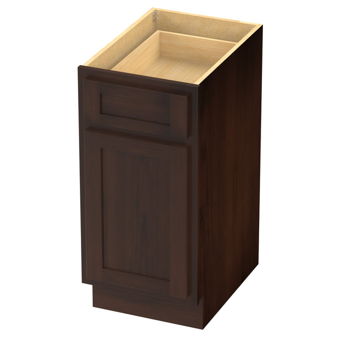 15" Single Right Offset Vanity Base Cabinet - HomeBeyond