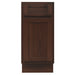 15" Single Right Offset Vanity Base Cabinet - HomeBeyond