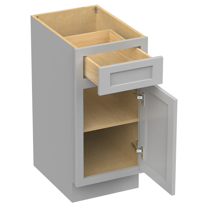 15" Single Right Offset Vanity Base Cabinet - HomeBeyond