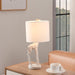 16.54" Indoor Table Lamp with Fabric Shade - HomeBeyond