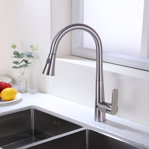 17.3" Pull Out Kitchen Faucet - HomeBeyond