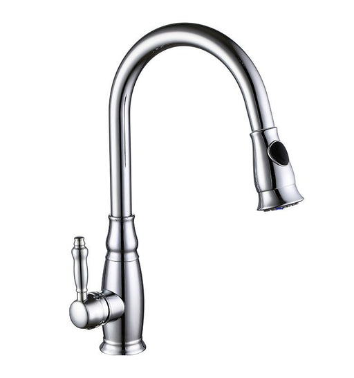 17.3" Pull Out Kitchen Faucet Single Handle - HomeBeyond