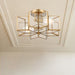 2 Light 16.14 Inches Unique Statement Star Semi Flush Mount Lighting - HomeBeyond