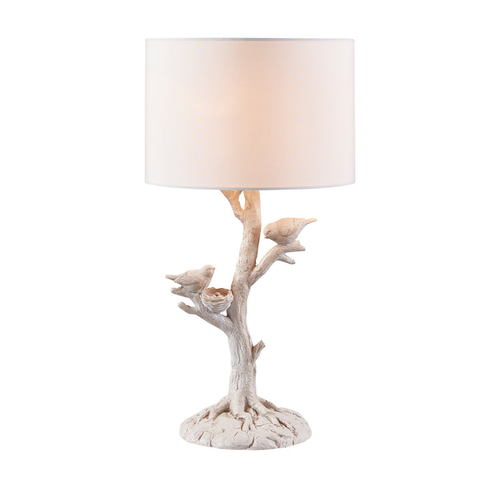 21.65" Indoor Table Lamp with Fabric Shade - HomeBeyond