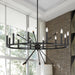 22 Candle Style Light Wagon Wheel Chandelier Light Fixture - HomeBeyond