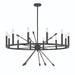 22 Candle Style Light Wagon Wheel Chandelier Light Fixture - HomeBeyond