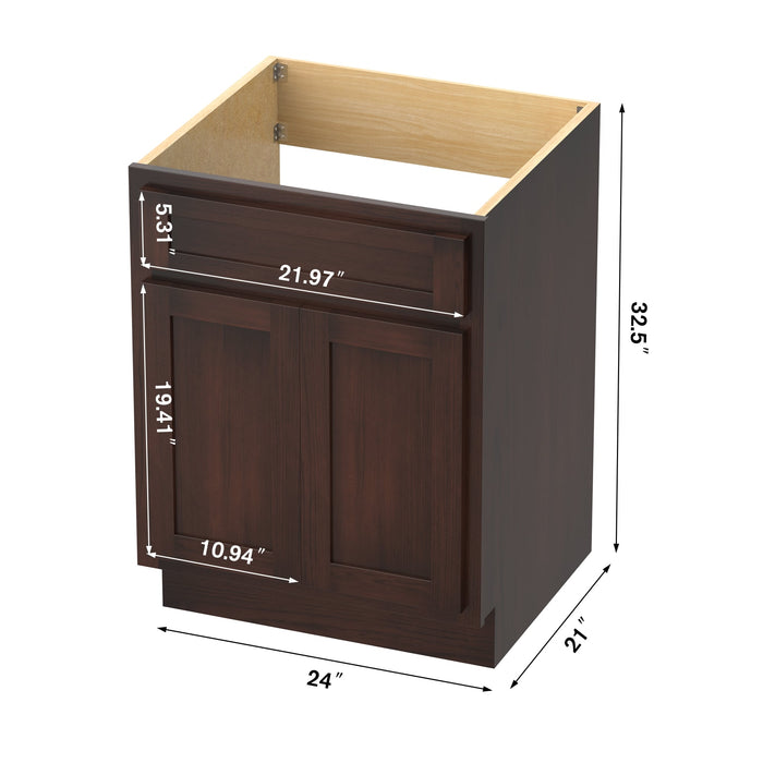 24" Bathroom Vanity Cabinet - HomeBeyond