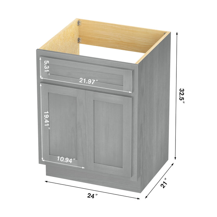 24" Bathroom Vanity Cabinet - HomeBeyond