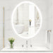 24" Oval LED Lighted Illuminated Bathroom Vanity Wall Mirror Glass Material | Touch Sensor - VA50 - HomeBeyond