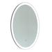 24" Oval LED Lighted Illuminated Bathroom Vanity Wall Mirror Glass Material | Touch Sensor - VA50 - HomeBeyond