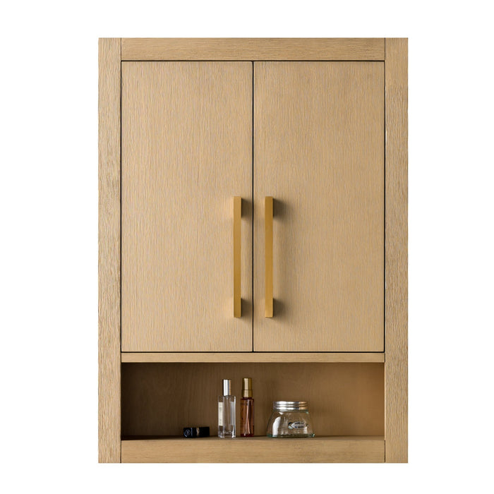 24" Wall Mounted Bathroom Storage Cabinet with Soft Close Doors - HomeBeyond