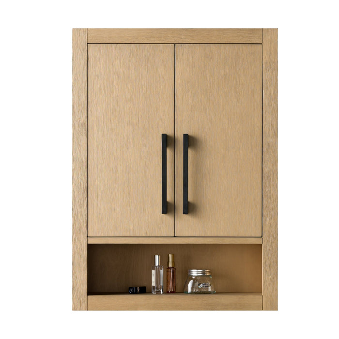 24" Wall Mounted Bathroom Storage Cabinet with Soft Close Doors - HomeBeyond