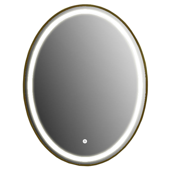 24" x 31.5" Large LED Lighted Bathroom Vanity Wall Mirror with Touch Sensor - HomeBeyond