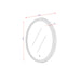 24" x 31.5" Large LED Lighted Bathroom Vanity Wall Mirror with Touch Sensor - HomeBeyond