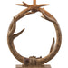 26.77" Antler Brown Table Lamp with Fabric Shade - HomeBeyond