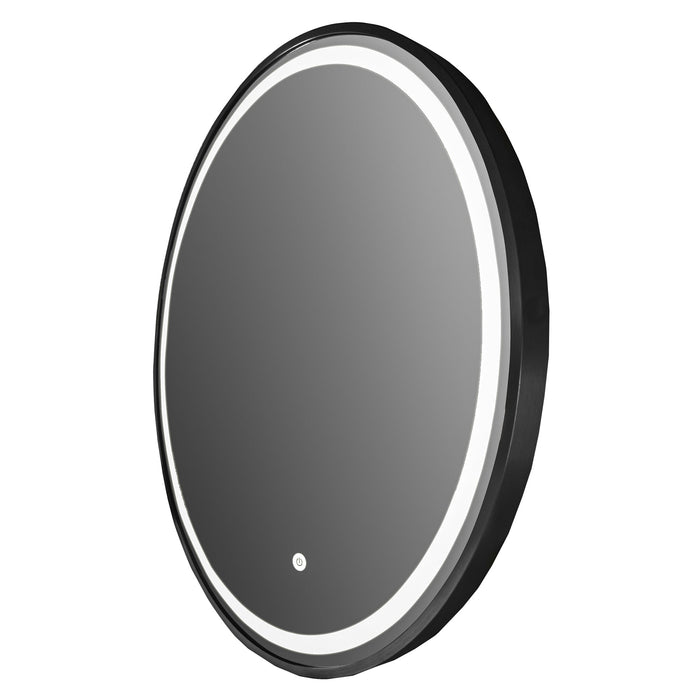 28" Large LED Lighted Bathroom Vanity Wall Mirror with Touch Sensor - HomeBeyond