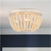 3 Light 12.6 Inches Unique Statement Bowl Flush Mount Lighting - HomeBeyond