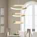 3 Light Unique Tiered LED Chandelier Lighting - HomeBeyond