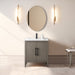 30" Single Sink Bathroom Vanity Cabinet with Ceramic Top - HomeBeyond