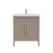 30" Single Sink Bathroom Vanity Cabinet with Ceramic Top - HomeBeyond