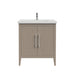 30" Single Sink Bathroom Vanity Cabinet with Ceramic Top - HomeBeyond