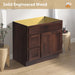 36" Bathroom Vanity Cabinet - HomeBeyond