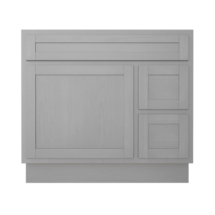 36" Bathroom Vanity Cabinet with Two Drawers - HomeBeyond