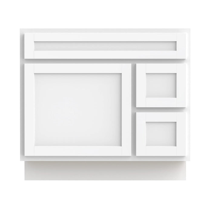 36" Bathroom Vanity Cabinet with Two Drawers - HomeBeyond