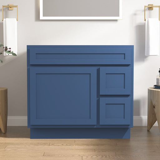 36" Bathroom Vanity Cabinet with Two Drawers - HomeBeyond