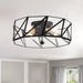 4 Light 15.94 Inches Unique Statement Geometric Flush Mount Lighting - HomeBeyond