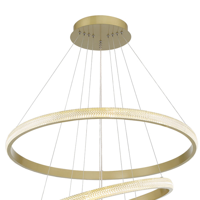 4 Light Unique Ring LED Chandelier Lighting - HomeBeyond