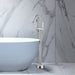 40" Bathtub Faucet Tub Filler Freestanding Floor Mounted Single Handle Mixer Tap UPC-Certified with Handheld Shower - VA2034 - HomeBeyond