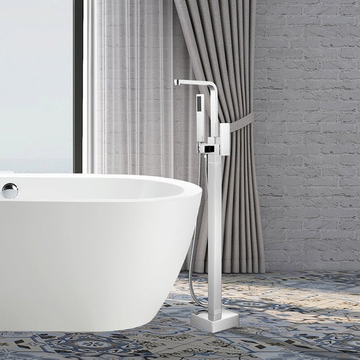 42" Freestanding Waterfall Bathtub Faucet - HomeBeyond