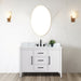 48” Single Sink Bathroom Vanity Cabinet with Engineered Marble Top - HomeBeyond