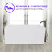 55" or 47" Freestanding Acrylic Bathtub - HomeBeyond