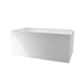 55" or 47" Freestanding Acrylic Bathtub - HomeBeyond