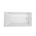 55" or 47" Freestanding Acrylic Bathtub - HomeBeyond