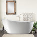 55" X 28" Freestanding Acrylic Bathtub - HomeBeyond