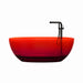 59" or 67” Oval Shaped Stone Resin Freestanding Bathtub, with Overflow and Integrated Pop Up Drain - HomeBeyond