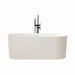 59" or 67” Stone Resin Ergonomic Shape Freestanding Bathtub, with Overflow and Pop Up Drain - HomeBeyond