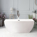 59" x 30" Freestanding Acrylic Soaking Bathtub - HomeBeyond