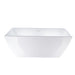 59" x 30" Freestanding Acrylic Soaking Bathtub - HomeBeyond