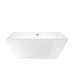 59" x 30" Freestanding Acrylic Soaking Bathtub - HomeBeyond