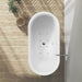 59" X 30" White Acrylic Freestanding Bathtub with Air Bubble System - HomeBeyond