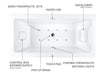 59" X 30" White Acrylic Freestanding Bathtub with Air Bubble System - HomeBeyond